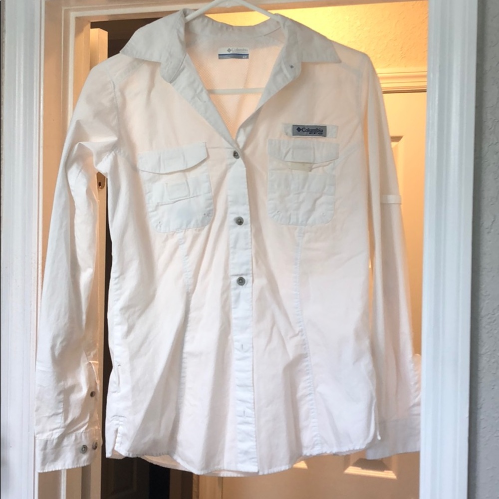 Women’s Columbia white shirt